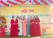 KHAI MẠC HỘI THI GIÁO VIÊN DẠY GIỎI MẦM NON, CẤP HUYỆN NĂM HỌC 2024-2025 KHAI MẠC HỘI THI GIÁO VIÊN DẠY GIỎI MẦM NON, CẤP HUYỆN NĂM HỌC 2024-2025