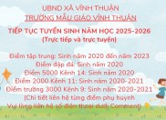 TRƯỜNG MẪU GIÁO VĨNH THUẬN – XÃ VĨNH THUẬN – TỈNH AN GIANG  TRƯỜNG MẪU GIÁO VĨNH THUẬN – XÃ VĨNH THUẬN – TỈNH AN GIANG
